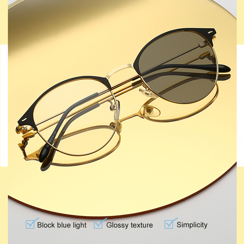 Photochromic + Anti-Blue Glasses (Metal Alloy)