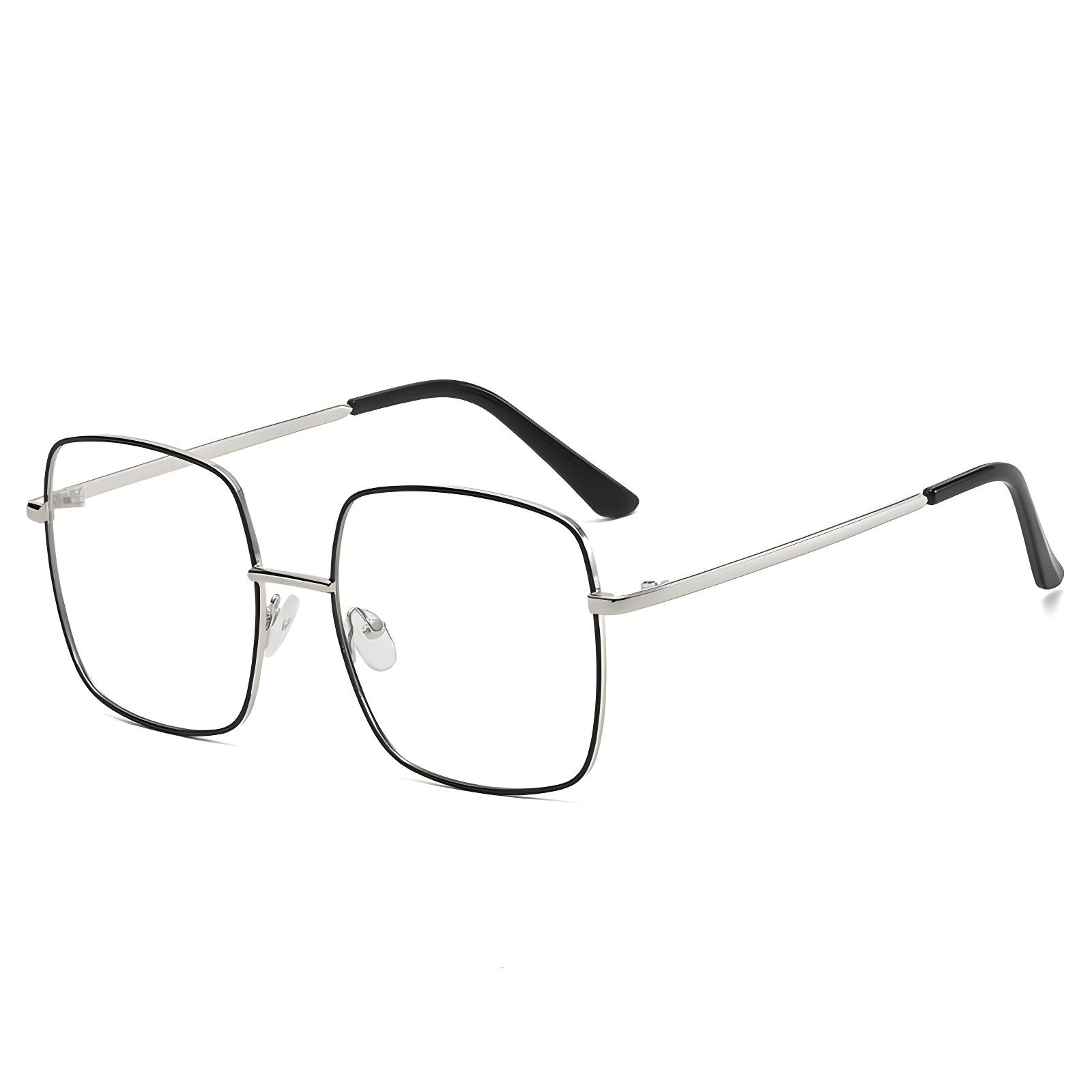 Photochromic Square Anti-Blue Glasses (Model 9077)