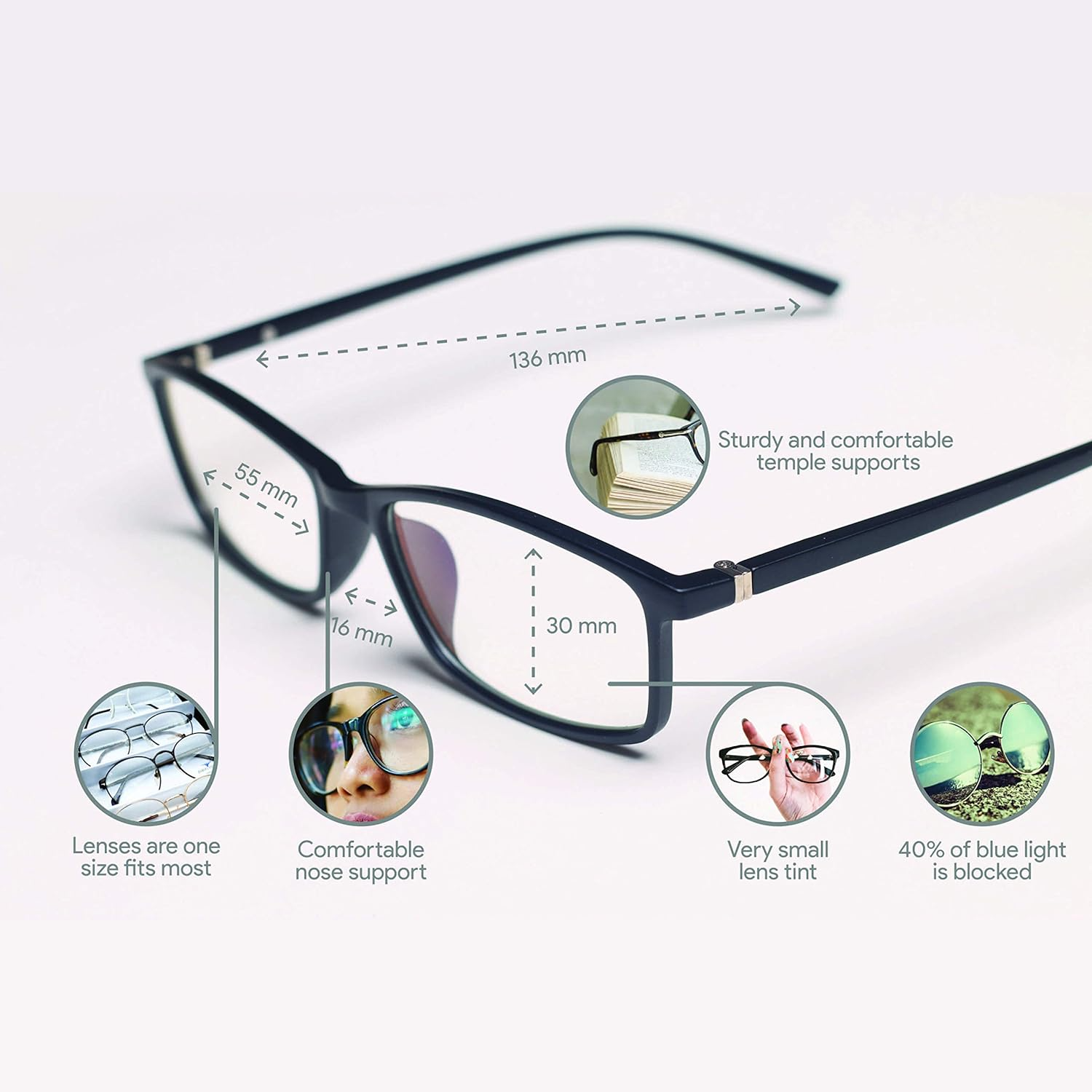 Photochromic Anti-Blue Boss Glasses