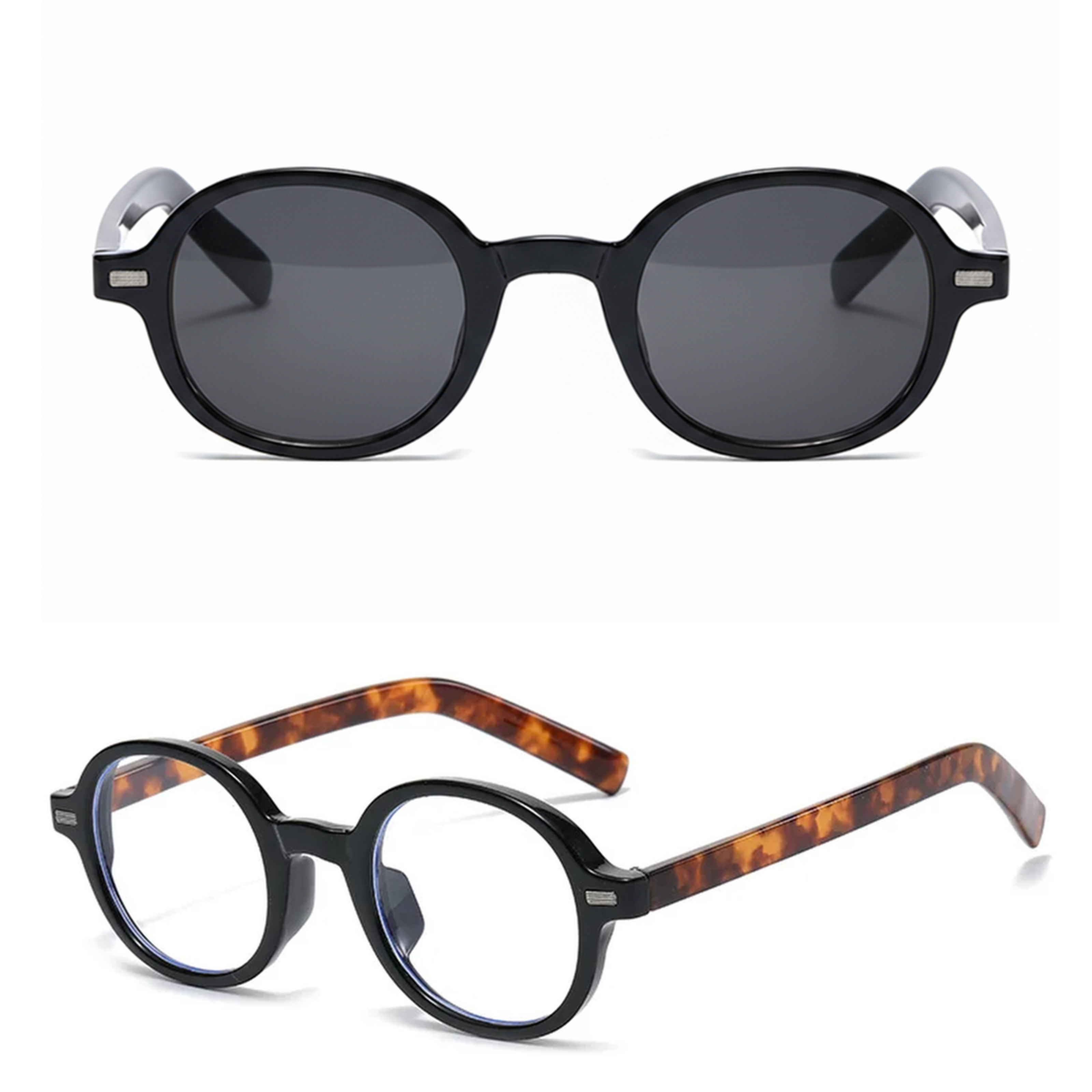 Photochromic + Anti-Blue Glasses (Panto Metal)