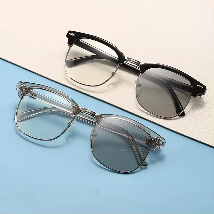 Photochromic Anti-Blue Retro Glasses (Plastic)