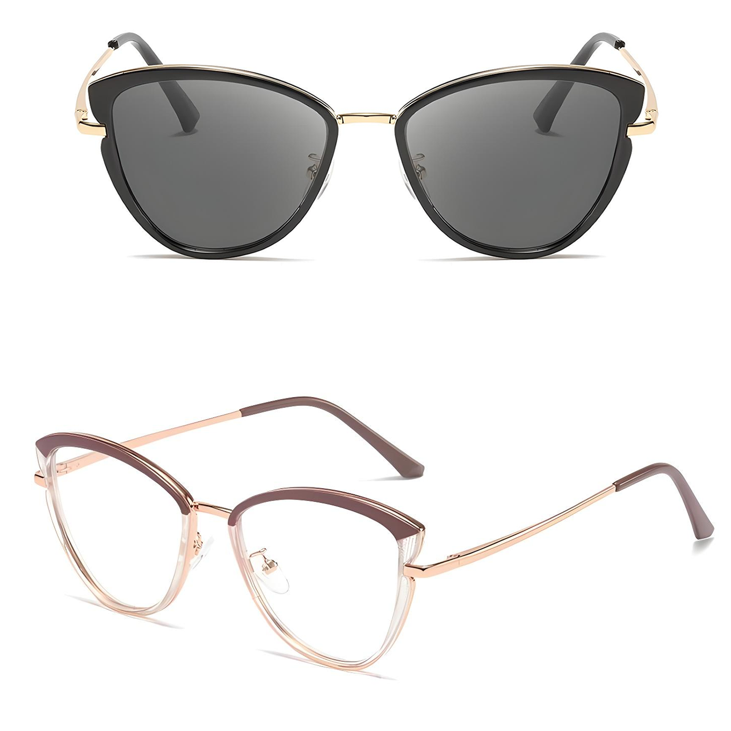 Photochromic + Anti-Blue Glasses (Model 9068-1)