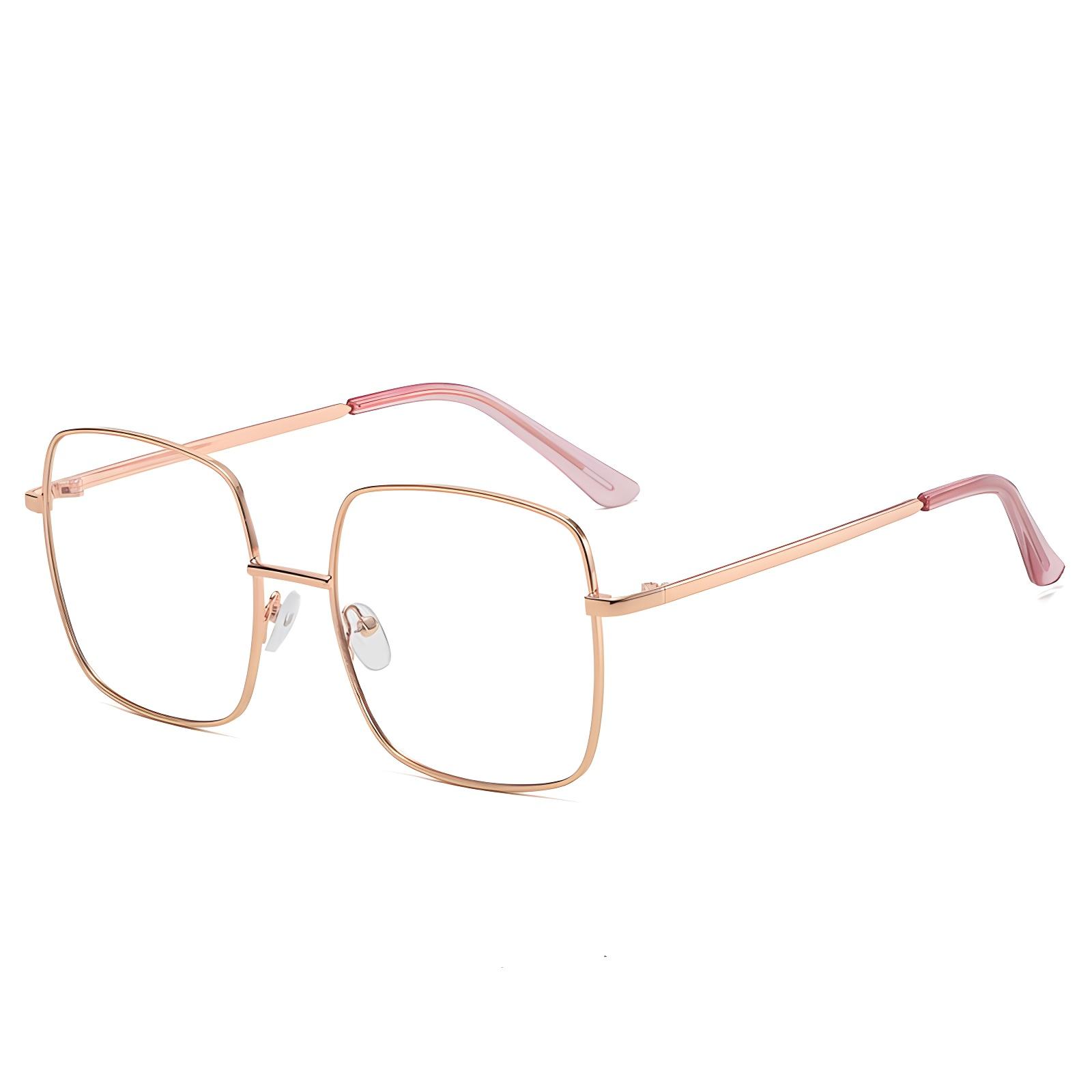 Photochromic Square Anti-Blue Glasses (Model 9077)