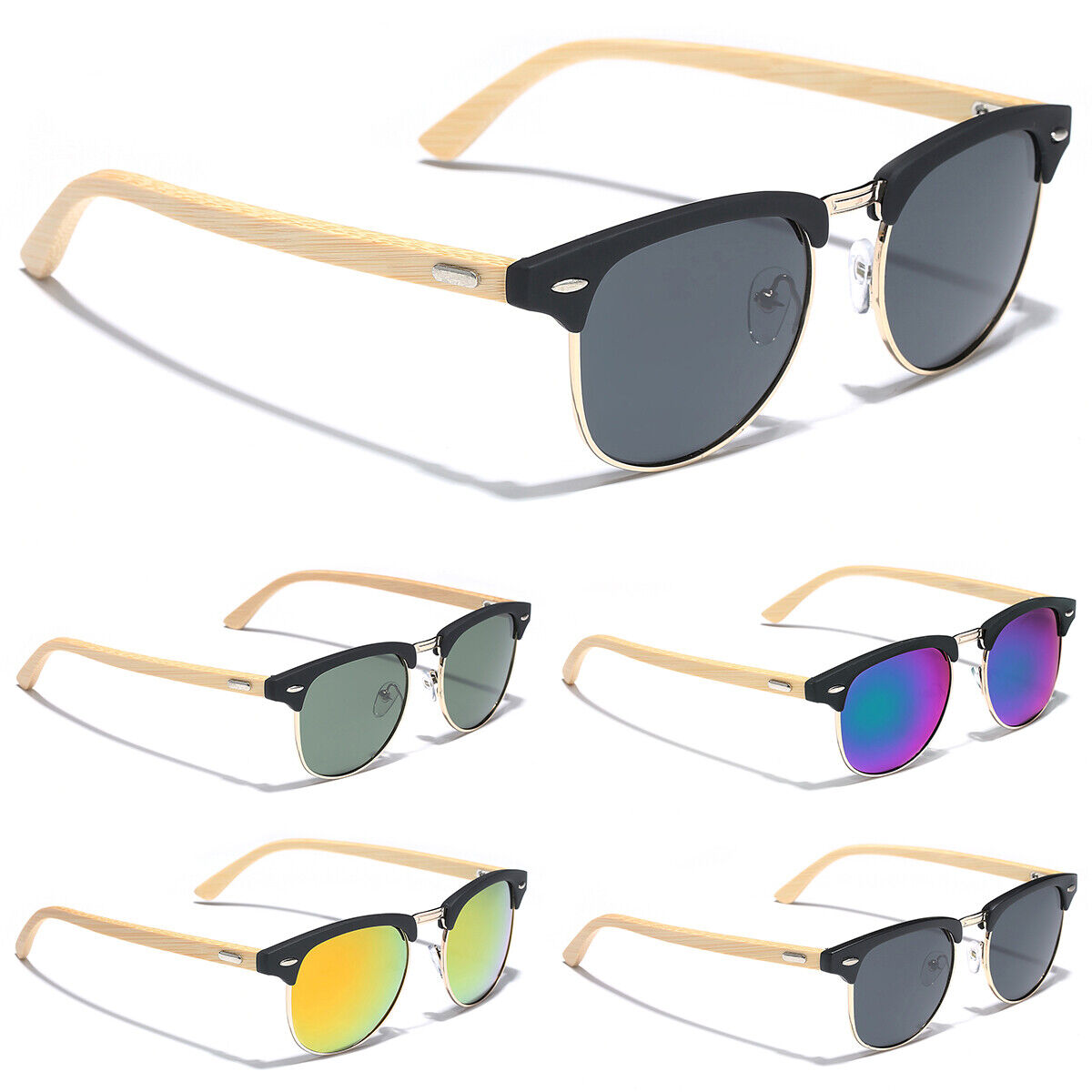 Polarized Bamboo Sunglasses